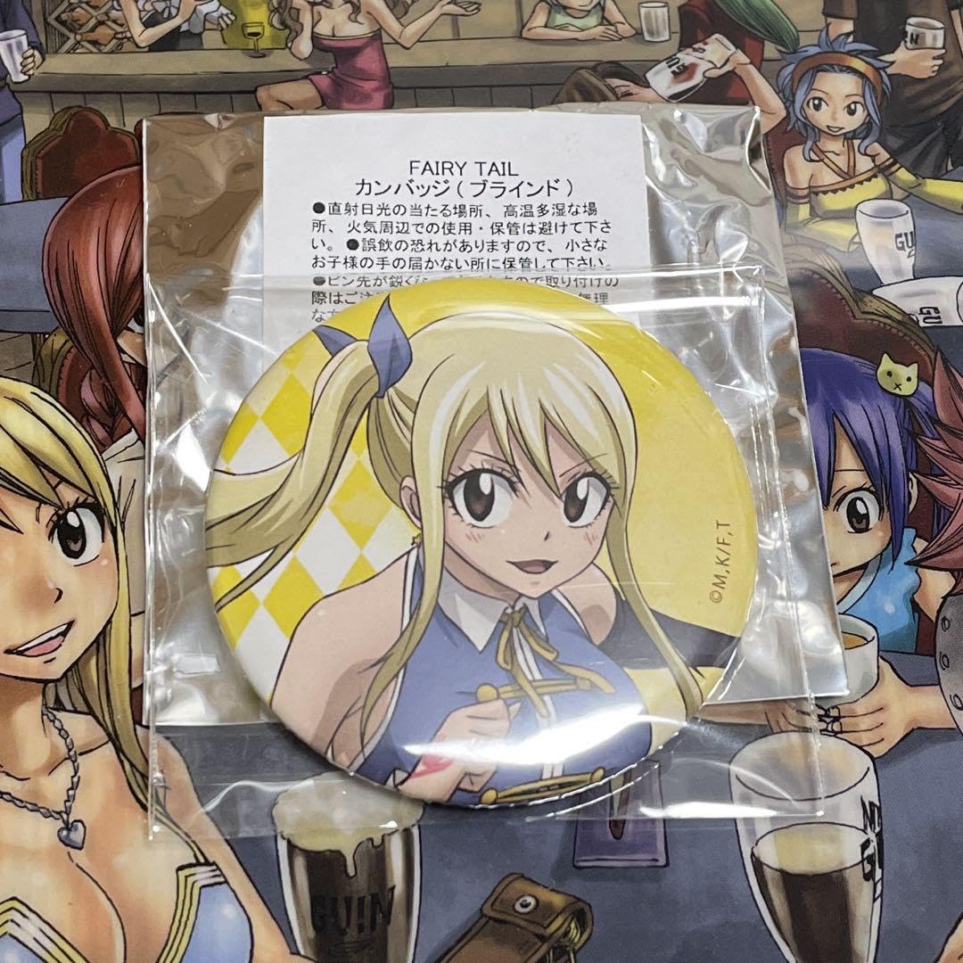 フェアリーテイル　缶バッジ　ルーシィ グッズ-バッチ】TVアニメ『FAIRY TAIL 100年クエスト』 ルーシィ